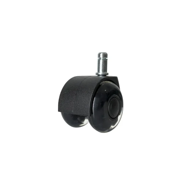 Tegir Pro Siyah Şeffaf 50 mm Koltuk Tekerleği – 5’li Set